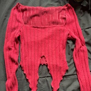 Extra small, Red, Long sleeve